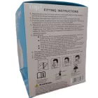 NEM ORVOSTECHNIKAI ESZKÖZ! Maszk ffp2 szelepes TOP VIC823V, fehér/sárga