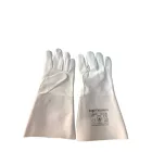 TOP WELDING CW hegesztőkesztyű, 15 cm bivalybőr mandzsetta, szürke