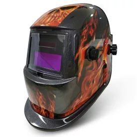   Hegesztőpajzs automata érzékenység 110x90mm TOP WH HELL, fekete/piros
