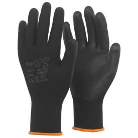   TOP HANZA DEVIL PLUS PU MÁRTOTT VÉDŐKESZTYŰ, SZELLŐZŐ KÉZHÁT, GUMÍROZOTT MANDZSETTÁVAL 