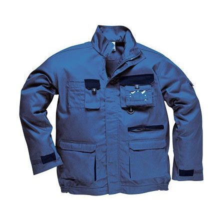 TX10RBRXXL, TX10 Texo contrast munkakabát, dzseki, normál fazon, royalkék színben