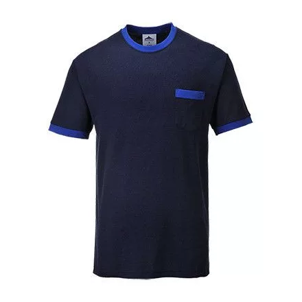 TX22GRRS, TX22-s Portwest, Portwest Texo kontraszt póló  Szürke színben, méret: S