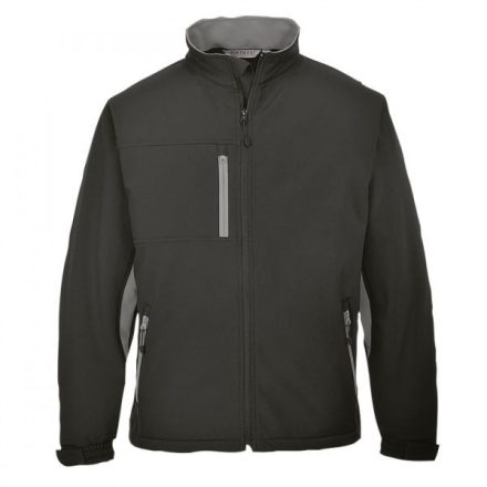 TX45BKRS, Texo Softshell dzseki, normál fazon, fekete színben