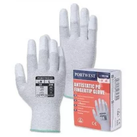 VA198  ESD ujjvég bevont védőkesztyű automatákhoz