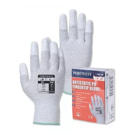 VA198  ESD ujjvég bevont védőkesztyű automatákhoz