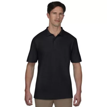 an6280bl-s, ANVIL (AN6280)  rövid ujjú férfi póló,/fésült pamut oldalvarrott, Fekete/Black