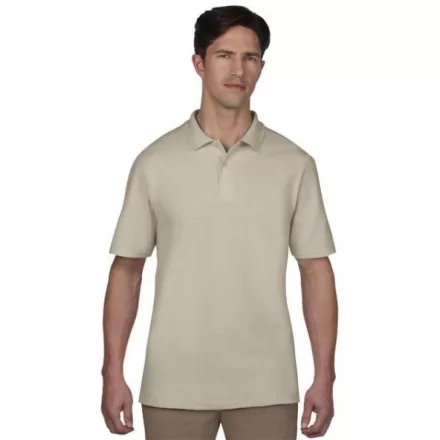 ANVIL (AN6280)  rövid ujjú férfi póló,/fésült pamut oldalvarrott, Bézs/Cobblestone színben,  méret: S, méret: S, szín: Bézs/Cobblestone