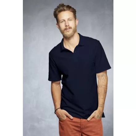 ANVIL (AN6280)  rövid ujjú férfi póló,/fésült pamut oldalvarrott, Fekete/szürke/Black/Charcoal színben,  méret: S, méret: S, szín: Fekete/szürke/Black/Charcoal