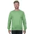 ANVIL (AN72000)  hosszú ujjú férfi pulóver fésült pamut poliészter pamut környakas, Hanga zöld/Heather Green színben,  méret: S, méret: S, szín: Hanga zöld/Heather Green