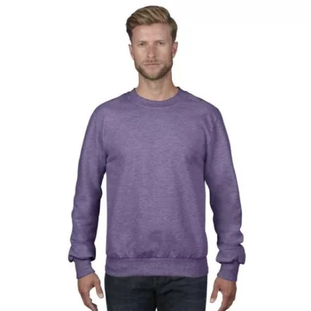 an72000hpu-s, ANVIL (AN72000)  hosszú ujjú férfi pulóver fésült pamut poliészter pamut környakas,