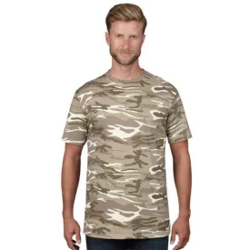   an939cms-l, ANVIL (AN939) nyári rövid ujjú férfi póló, környakas oldalvarrott terepmintás,