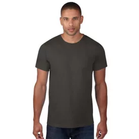   an980sm-l, ANVIL (AN980) nyári rövid ujjú férfi póló,/fésült pamut környakas, Füst/Smoke s