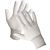 BOOBY Zsugorított nylonból készült, fehér varratmentes kötött munkavédelmi kesztyű rugalmas mandzsettával.
