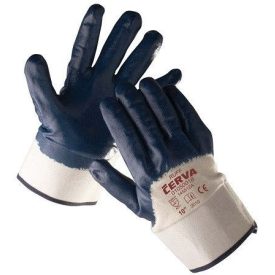 c0105001899100, RUFF nitrilbe félig mártott kék kesztyű