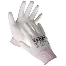   BUNTING EVOLUTION Kötött, varratmentes poliészter munkavédelmi kesztyű vékony poliuretán bevonatú tenyérrel és ujjakkal, rugalmas mandzsettával.