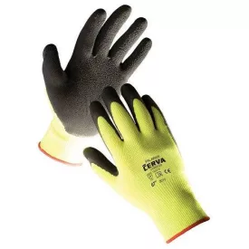   PALAWAN Szintetikus, tenyéren latex gumiban mártott kötött munkavédelmi kesztyű.