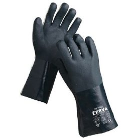   c0110000899110, PETREL PVC-be mártott kesztyű, zöld, 35 cm