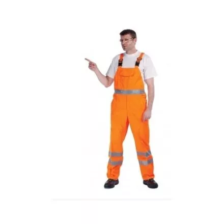 KOROS fényvisszaverős kertésznadrág HiVis narancssárga,  Munkásnadrág