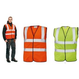 LYNX PLUS mellény HV sárga, Fényvisszaverő mellény