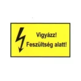 Érintésvédelmi táblák