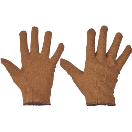 crv_0105000499080 EGRET kesztyű - vinyl kesztyű barna - 8