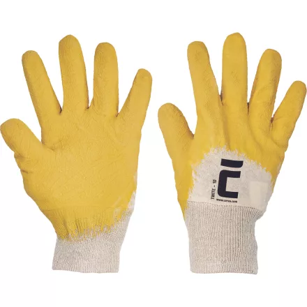 crv_0107000199100 TWITE latex mártott kesztyű latex - 10
