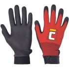 crv_0108000199100 JACDAW piros mártott nylon kesztyű - 10