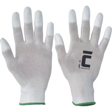 crv_0108000399080 LARK kesztyű, ujjakon PU-ra mártott - 8