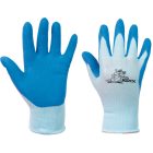 crv_0108011440040 CHUNKY kesztyű nylon, latex tenyér kék 4