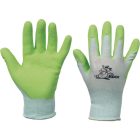 crv_0108011510050 FUDGE kesztyű nylon, latex tenyér zöld 5