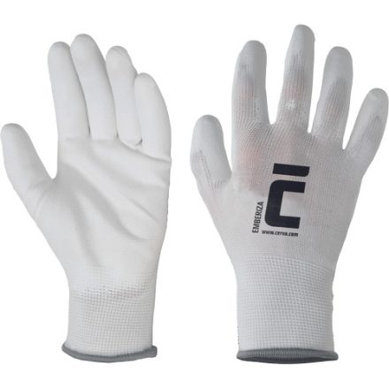 crv_0108026280090 EMBERIZA kesztyű fehér 9