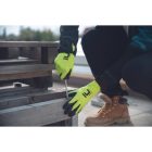 crv_0108026470100 SALANGANA kesztyű pes/latex sárga 10