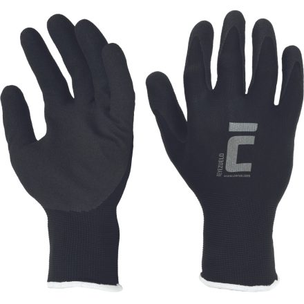 crv_0108026760100 REYEZUELO kesztyű pes/nitril fekete 10