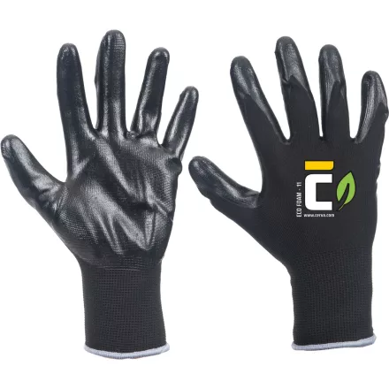 ECO foam kesztyű fekete 8