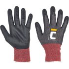 crv_0113011168080 PARVA nitril védőkesztyű feket/szürke 8