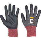 crv_0113011168100 PARVA nitril védőkesztyű feket/szürke 10