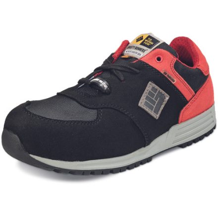 crv_0201020865047 GRAFFITI ESD S3 SRC félcipő 47 fek/piros