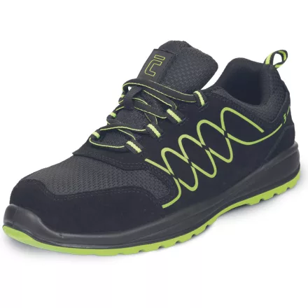 RAVEN SPORTY S1 SR félcipő fek./zöld 48