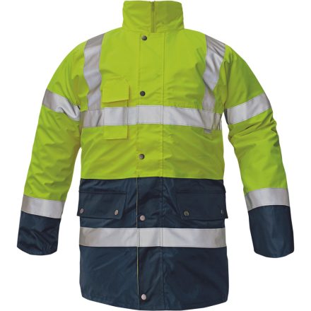 crv_0301001970006 BI ROAD 4in1 HV kabát sárga/navy 3XL