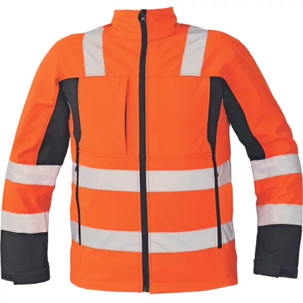 crv_0301034796001 MALTON softshell kabát HV narancs S