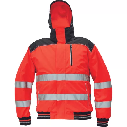 crv_0301046620000 KNOXFIELD Hi-Vis pilóta dzseki piros XS