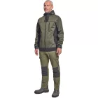crv_0301058214000 HUYER SOFTSHELL kabát olajzöld XS