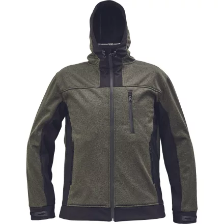 crv_0301058214005 HUYER SOFTSHELL kabát olajzöld XXL