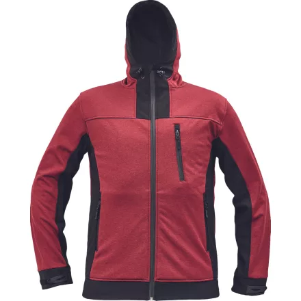 crv_0301058220003 HUYER SOFTSHELL kabát piros L
