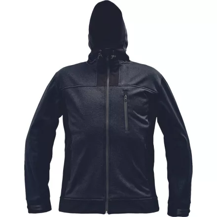 crv_0301058260000 HUYER SOFTSHELL kabát fekete XS
