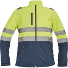 crv_0301059272006 GRANADA HV SOFTSH.kabát sárga/navy 3XL