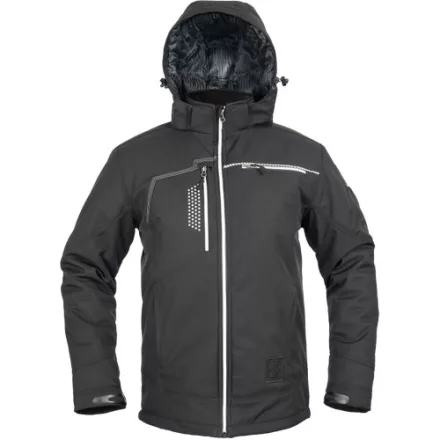 crv_0301070760006 TAURUS téli softshell dzseki fekete 3XL