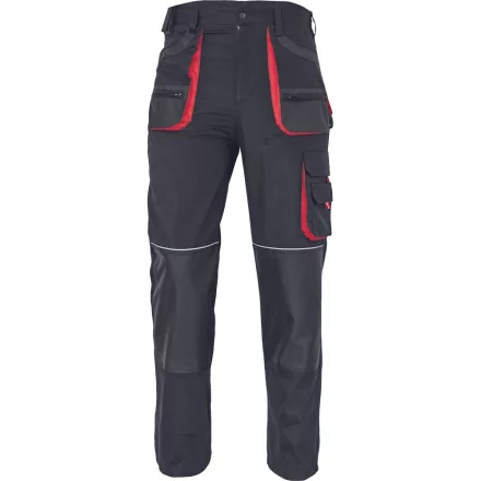 crv_0302016765052 CARL nadrág fekete-piros 52