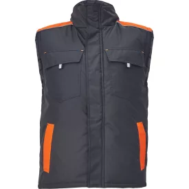 crv_03030166C1007 MAX VIVO mellény fekete/narancssárga 4XL