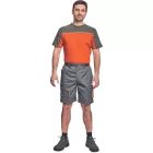 crv_0304000200007 DESMAN póló szürke-narancs 4XL